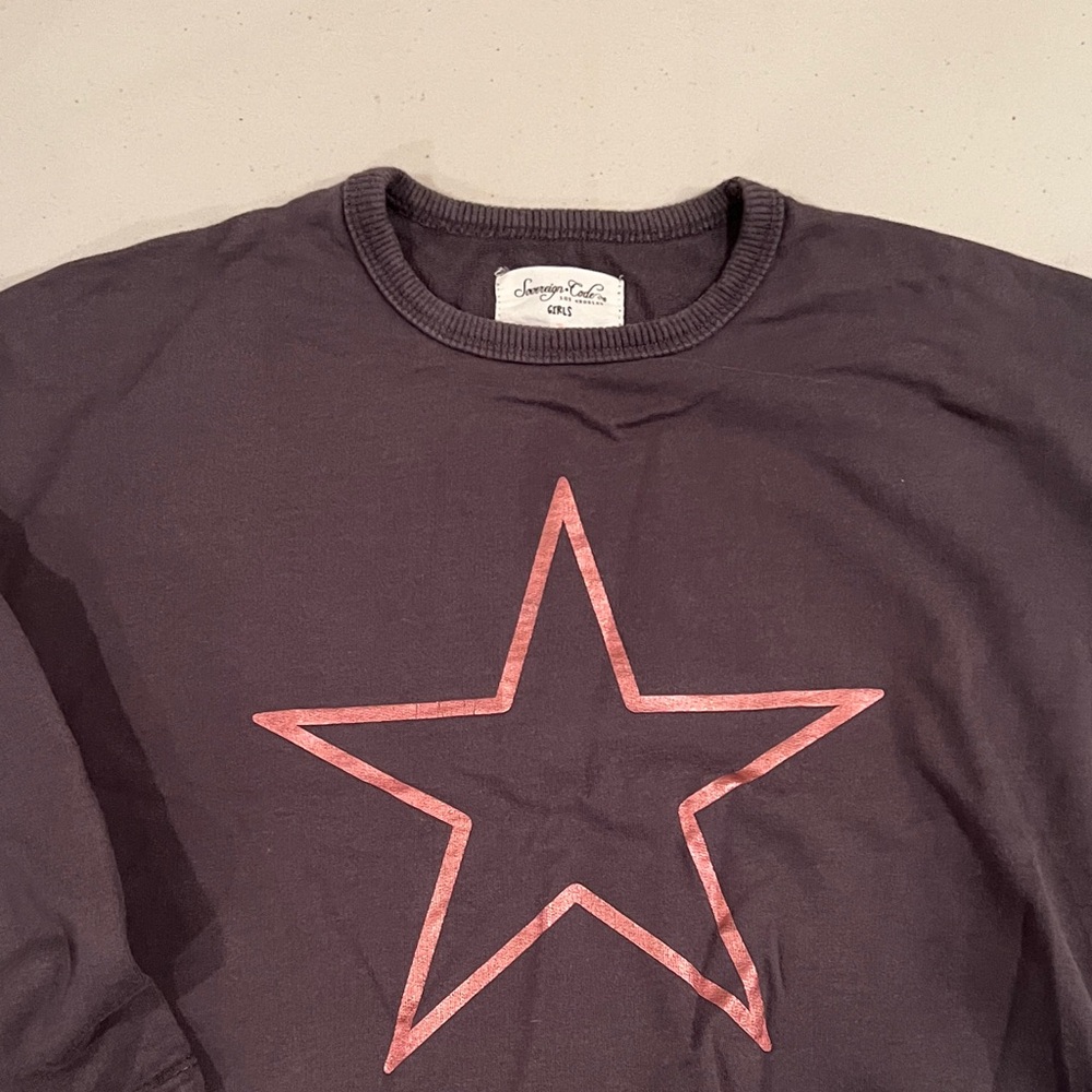 Sovereign Code Kids Sweatshirt with Pink Star